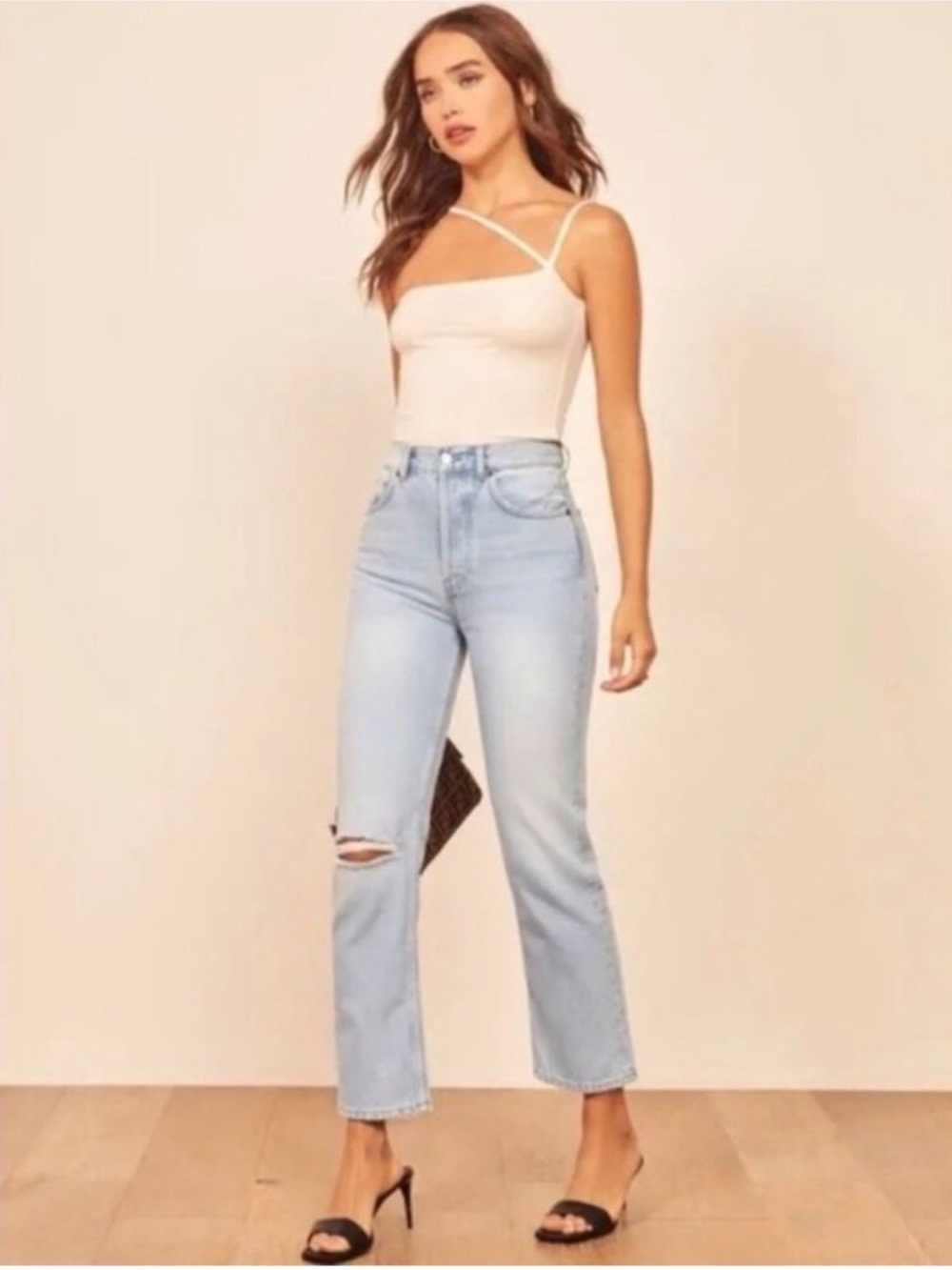 Reformation Jeans Tahoe Destroyed size 26